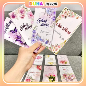 Thiệp Chúc Mừng Kèm Phong Bì Dùng Các Ngày Lễ Kèm Phong Bì 20/10,20/11,8/3,14/2. DUHA 098