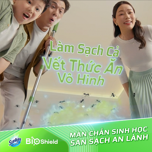 Nước lau sàn cao cấp Sunlight Bioshield Túi 3.4kg | Ngăn côn trùng đến 24h / Khử 5 mùi hôi