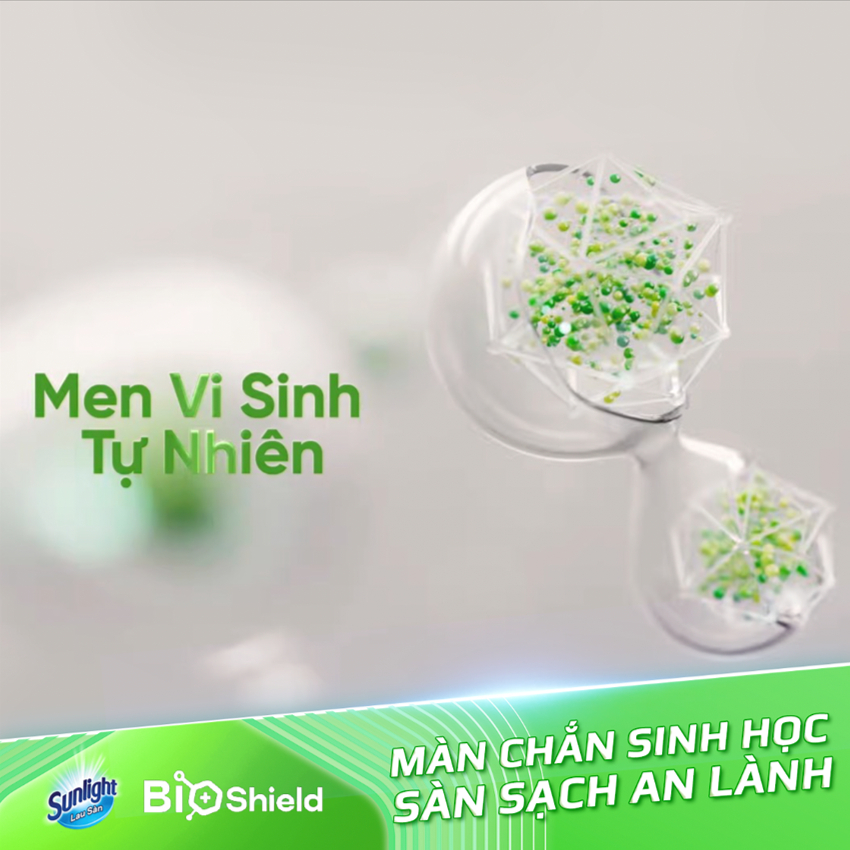 Nước lau sàn cao cấp Sunlight Bioshield Túi 3.4kg | Ngăn côn trùng đến 24h / Khử 5 mùi hôi