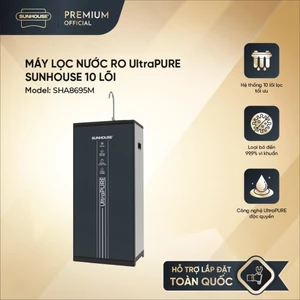 Máy lọc nước RO UltraPURE Sunhouse 10 lõi SHA8695M - Màng lọc RO lọc sạch tinh khiết