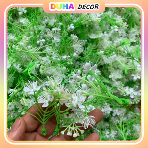 Combo 1kg Cỏ Điểm, Bi Nở Lá Táo Hoa Giả Nhựa Trang Trí – Phụ Kiện Cắm Hoa, Decor Cao Cấp DUHA 101