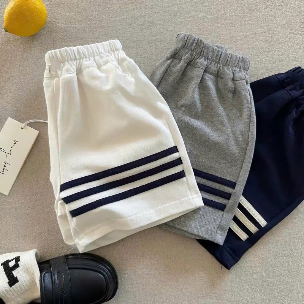 Quần Short Bé Trai Phong Cách Thể Thao Chất Liệu Mền Mại Thoáng Mát từ 8-18kg