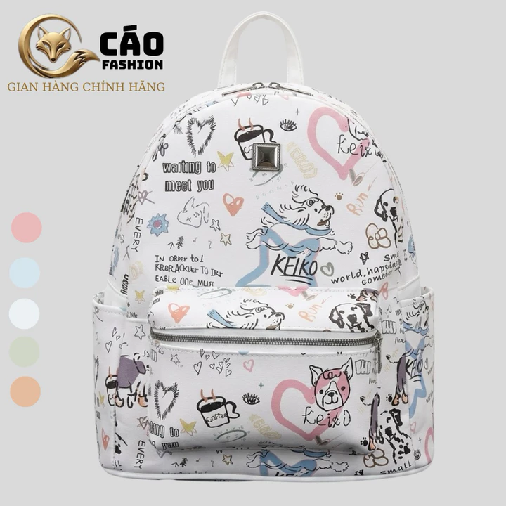 balo đi học Nam, Nữ hàng-Quảng Châu-in hình ngộ nghĩnh,balo đựg sách vở laptop,balo Da PU,Mẫu mới hót tren,cá tính tt80