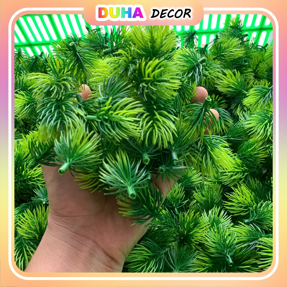 Combo 1kg Cỏ Điểm Cỏ Tùng Cỏ Thông Trang Trí- Đã Nhặt Bỏ Dây Cọng DUHA 105