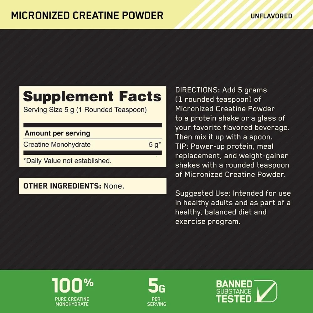 ON bột creatine siêu mịn  300g Tăng Cơ Nhanh, Nâng Sức Bền Tập Luyện