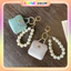 Dây trang trí treo điện thoại túi ví giả ngọc trai nguyên liệu làm handmade DUHA 107