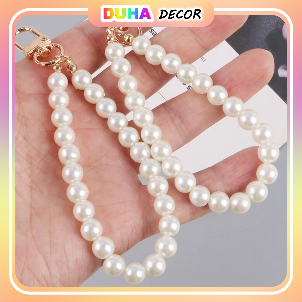 Combo 50 Dây chuyền Ngọc Trai Với Khóa Tôm Hùm - Móc Khóa Dây Đeo Tay - Phụ Kiện Trang Trí DIY DUHA 107