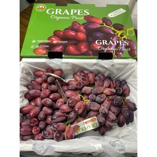 ( HỎA TỐC ) THÙNG NHO ĐỎ GIÒN NGỌT 2,4KG LUN THÙNG