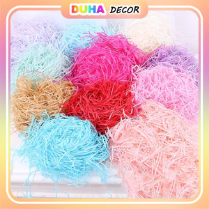 Túi 500g Giấy Rơm Trang Trí Giỏ Quà, Lẵng Hoa Quả, Hộp Quà DUHA 109