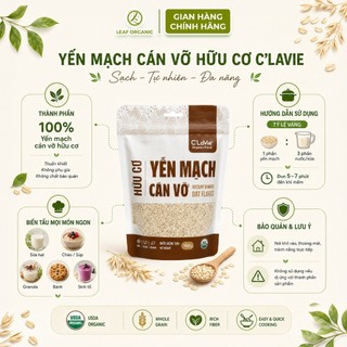 Yến mạch cán vỡ hữu cơ C'LaVie