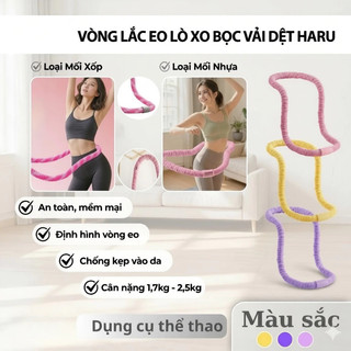 (TX)òng Lắc Eo Lò Xo Giảm Mỡ Bụng Hula Hoop 2.5kg Eo Thon Gọn Ngay Tại Nhà Tập Tiện Lợi