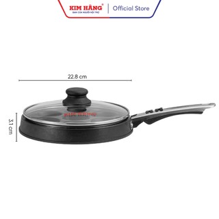 Khuôn đổ bánh khọt, bánh căn chống dính Kim Hằng (kèm nắp)