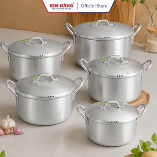 Nồi Nhôm xi kiểu Nhật Kim Hằng - mã lẻ (size 16cm -> 22cm)