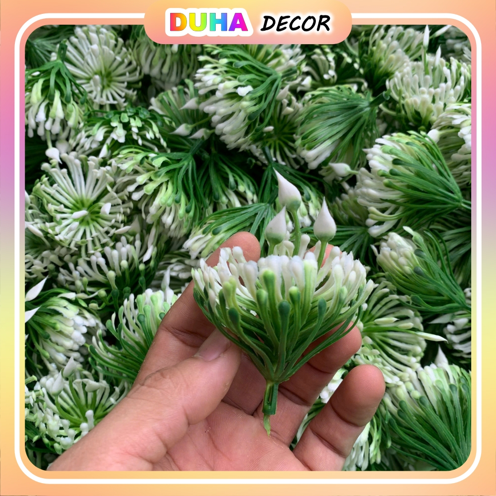 Combo 100g Cỏ Điểm Cỏ Thông Đã Nhặt Sạch Điểm Hoa Sáp Hoa Lụa, Oản Siêu Nhiều Tiết Kiệm DUHA 150