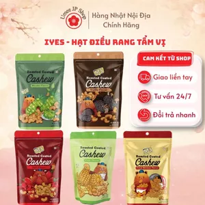 Hạt điều rang IYES CASHEW gói 100g Nhập Khẩu Nhật Bản - Đa dạng hương vị - Giòn tan, Đậm Vị, Ăn Là Ghiền