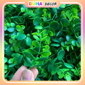 Combo 100g Hoa Cỏ Điểm, Sen Đá, Cỏ Thông, Lá Hồng Lá Táo Hoa Giả Nhựa Làm Hoa Trang Trí Handmade DUHA 152