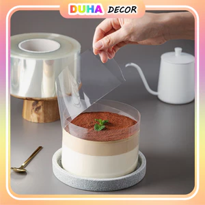Cuộn Mica 1kg Nhựa Trang Trí Trong Suốt, In Hình - Cuộn Mica Quấn Trang Trí Loại Cứng 1 Kg DUHA 155