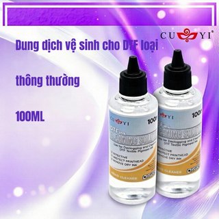 CUYI Dung dịch vệ sinh DTF 100ml – thông tắc đầu in mạnh mẽ, không hại đầu in, dùng là thôn