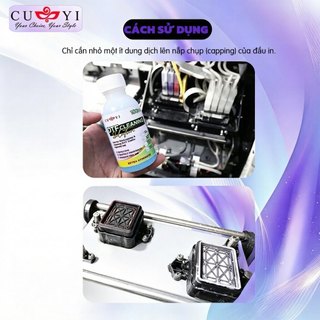 CUYI Dung dịch vệ sinh DTF 100ml – thông tắc đầu in mạnh mẽ, không hại đầu in, dùng là thôn