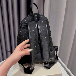 [LM2628] Balo Vải Thời Trang Hoạ Tiết Sao Nổi Đi Học Size 40 Tặng Kèm Móc Charm Sao Gấu Dễ Thương Cho Học Sinh Sinh Viên