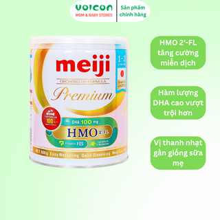 Sữa bột Meiji Premium nhập khẩu nguyên lon Nhật Bản tăng đề kháng và phát triển trí não cho bé