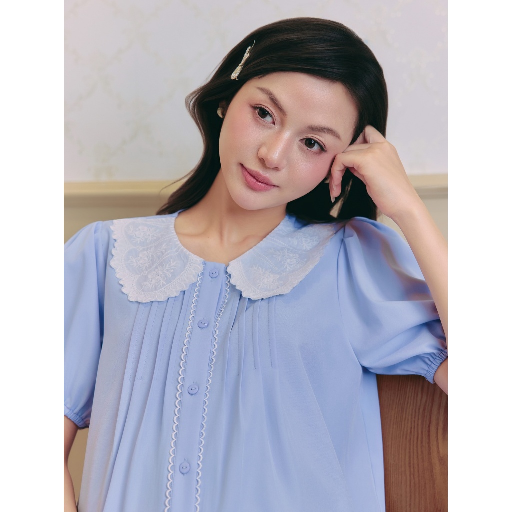 Áo bầu Aria Top áo suông mùa hè, chất thô nhuyễn kiểu dáng trẻ trung, áo công sở thanh lịch BY LAMME