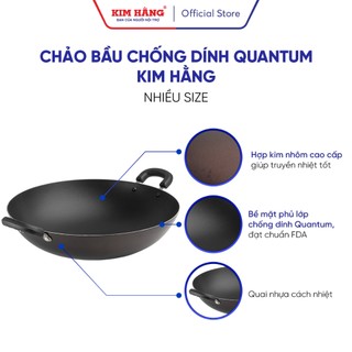 Chảo bầu chống dính Quantum Kim Hằng (size 22cm-40cm)