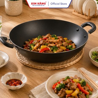 Chảo bầu chống dính Quantum Kim Hằng (size 22cm-40cm)