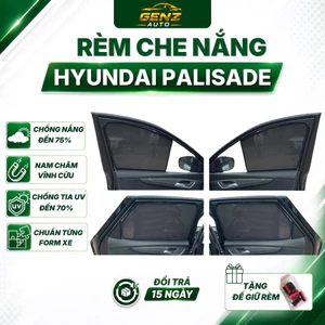 Rèm che nắng xe Hyundai Palisade 2023 - nay hít nam châm cao cấp, vừa khít 4 cửa xe