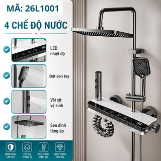 Sen tắm phím đàn củ đồng OBP SE26L1001 hiển thị nhiệt độ nóng lạnh cao cấp