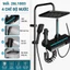 Vòi Sen Nhà Tắm Cây Tắm Đứng Nóng Lạnh Hiển Thị Nhiệt Độ LED 4 Phím Đàn Gunmetal Cao Cấp
