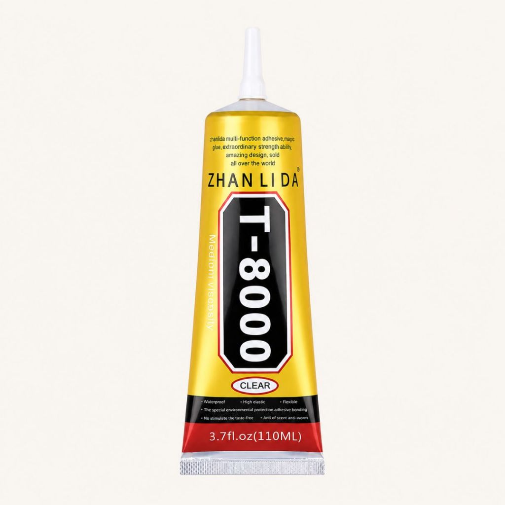 Keo dán T8000 khô nhanh đính đá dán kim loại thủy tinh nhựa giấy cao su 50ml 110ml