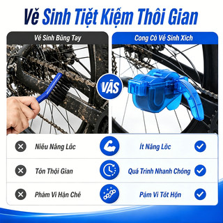 (TX)Dụng cụ vệ sinh xe đạp siêu nhẹ giúp sửa chữa và bảo vệ dây sên xe đạp đa năng tiện dụng