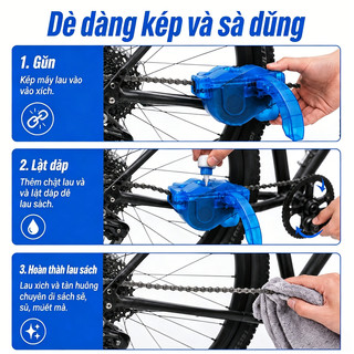 (TX)Dụng cụ vệ sinh xe đạp siêu nhẹ giúp sửa chữa và bảo vệ dây sên xe đạp đa năng tiện dụng