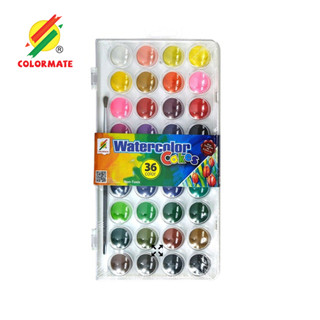 Bộ Màu Vẽ Water Color Dạng Nén 36 Bánh Màu - Colormate