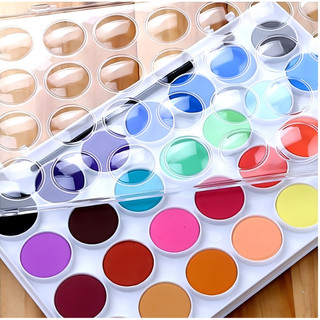 Bộ Màu Vẽ Water Color Dạng Nén 36 Bánh Màu - Colormate
