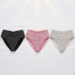 Quần bơi nữ, quần bikini đi biển cạp cao che bụng, nâng mông co gioãn tốt hàng xuất dư cao cấp hãng VICTORIA