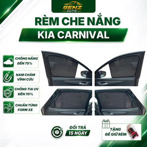 Rèm che nắng xe Kia Carnival 2022- HIỆN NAY - 4 và 6 cánh cửa nam châm hít chắc chắn cao cấp