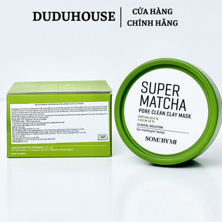(Hàng Công TY) Mặt Nạ Đất Sét Trà Xanh Some By Mi Super Matcha Pore Clean Clay Mask 100g Duduhouse