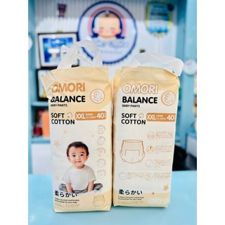 Bỉm Omori Balance Siêu Mỏng 1.4mm Đủ Size Tã Quần / Dán Khóa Ẩm 12H, Chống Hăm Cho Bé