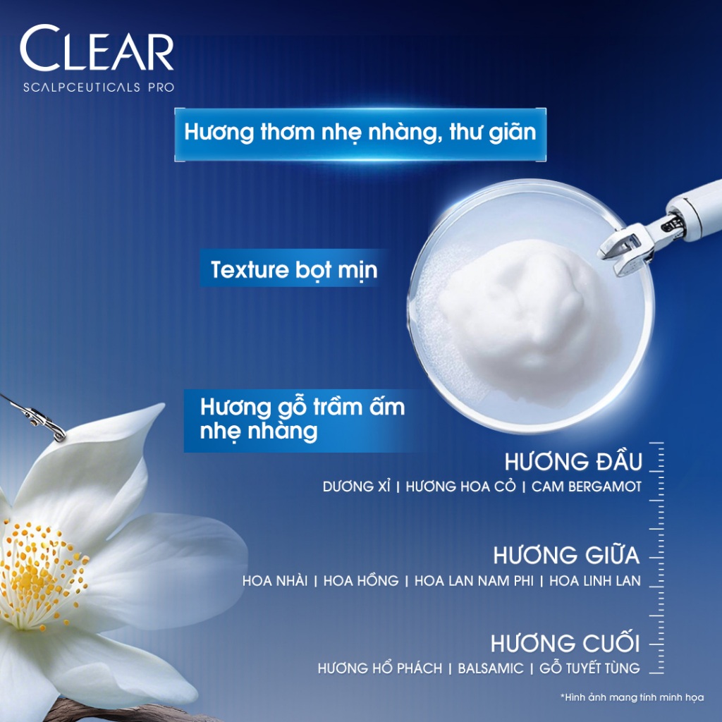 Dầu gội ngăn ngừa gàu nấm Clear Scalpceuticals Pro Dandruff Rescue 80G/200G