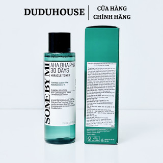 (Hàng Công TY) Nước Hoa Hồng Some By Mi AHA-BHA-PHA 30 Days Miracle Toner 150ml Duduhouse