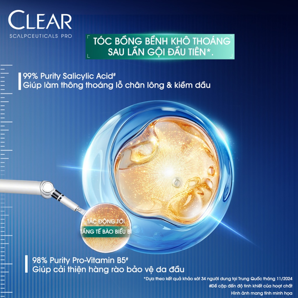 Dầu gội kiềm dầu nhờn Clear Scalpceuticals Pro Sebum Control 300G