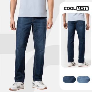 [GIÁ TỐT TRÊN LIVE]Quần Jeans Nam dáng straight siêu nhẹ, mềm mại, thoải mái, quần đi làm đi chơi dạo phố - Coolmate