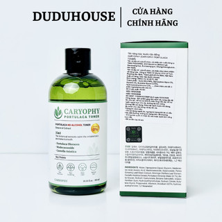 (Hàng Công TY) Nước Hoa Hồng Giảm Mụn Caryophy Portulaca Toner cấp ẩm ngừa mụn 300ml Duduhouse
