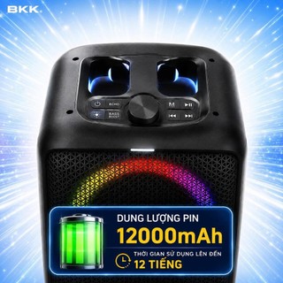 🔈 Loa Bluetooth Karaoke BKK B97PRO công suất đến 100W, BASS CĂNG SÂU led RGB, chỉnh được Bass Echo