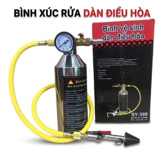 Bộ Xúc Rửa Điều Hòa Ô Tô – Bình Xịt Khí Nén Dàn Lạnh