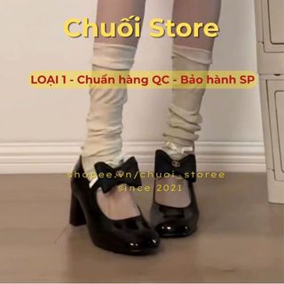 Giày lolita nữ da PU tổng hợp dệt vải đế cao su dễ phối đồ dịu dàng nhẹ nhàng thanh lịch