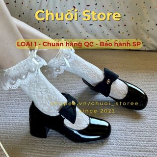 Giày lolita nữ da PU tổng hợp dệt vải đế cao su dễ phối đồ dịu dàng nhẹ nhàng thanh lịch