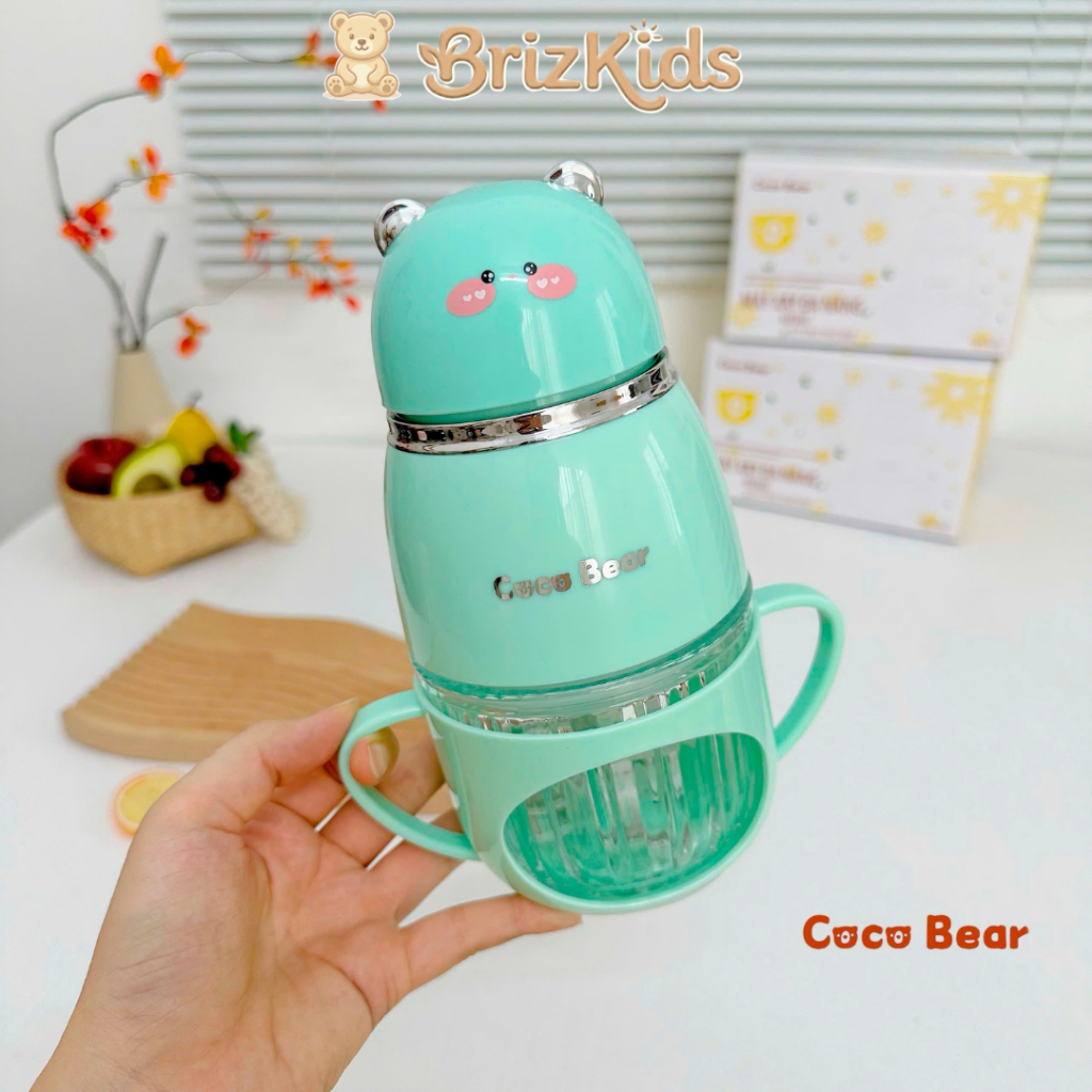 [BH 18 tháng] Máy Xay Ăn Dặm Cocobear, Hattiecs 8 Lưỡi Hình Mèo Phiên Bản Mới Pro - UpinShop